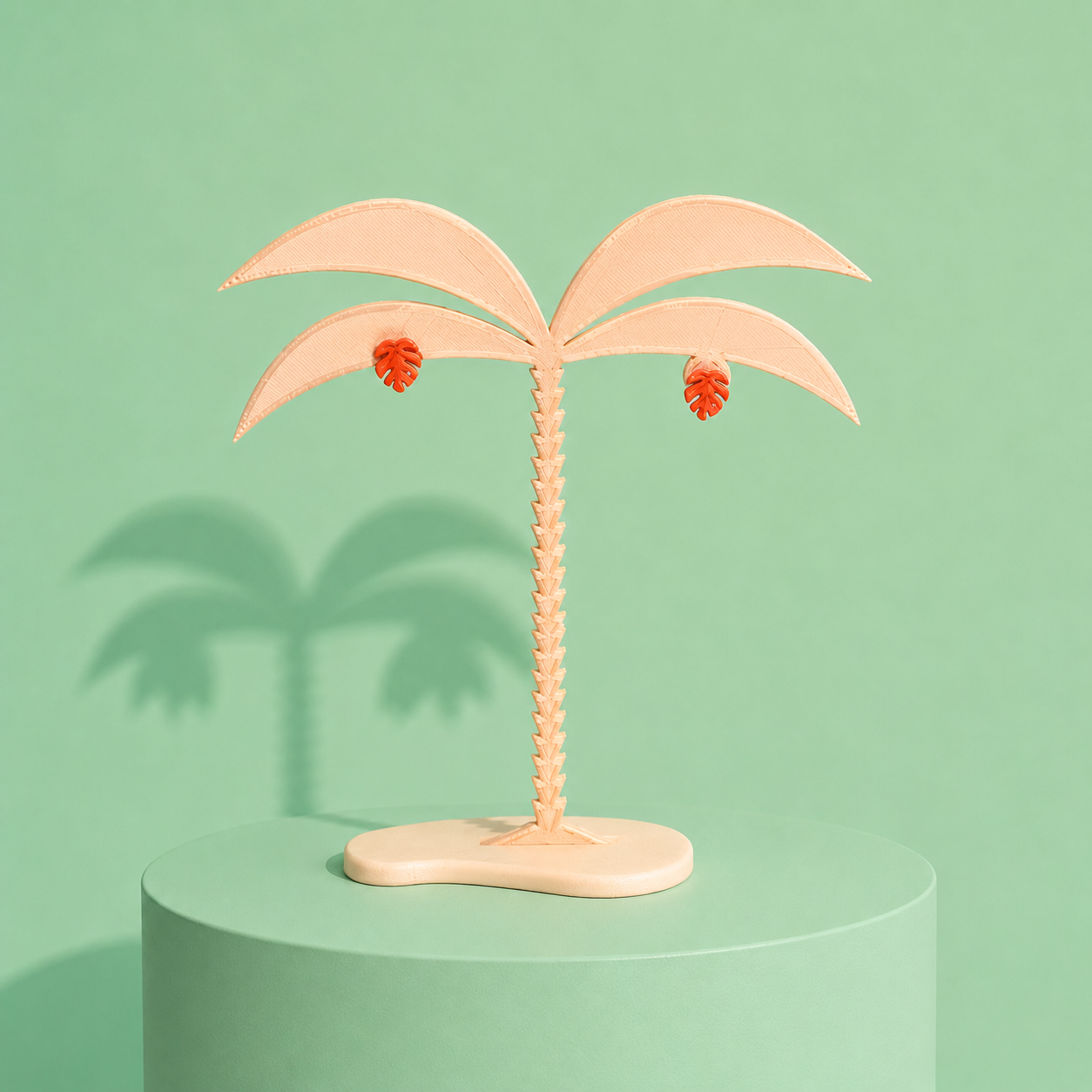 Pendientes Monstera Mini