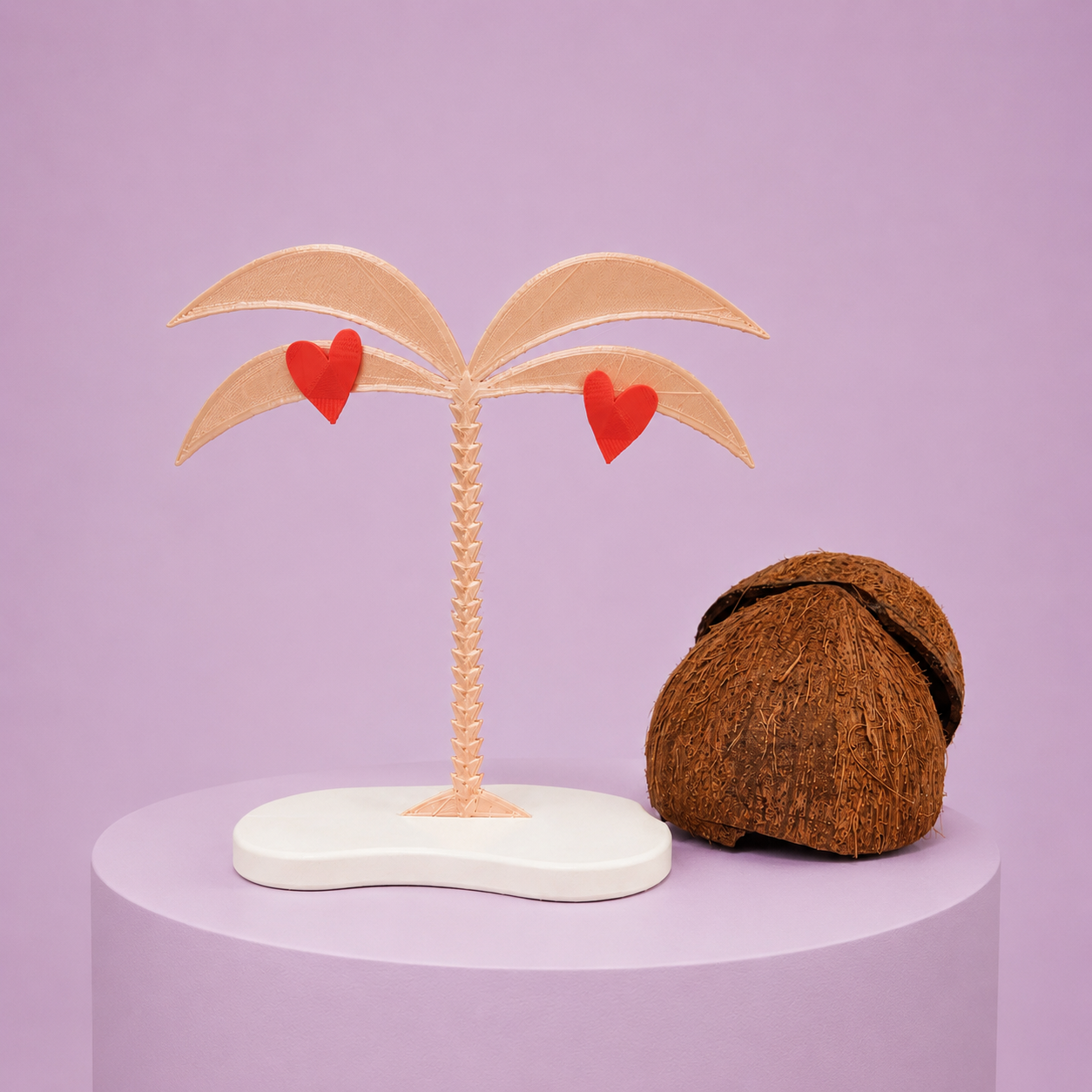 Pendientes Corazon Natural