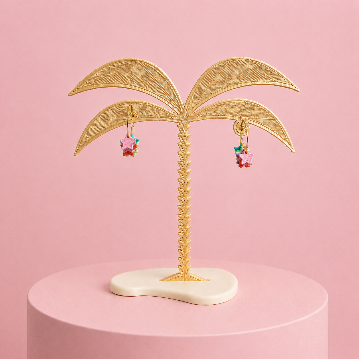 Pendientes Hoop Star