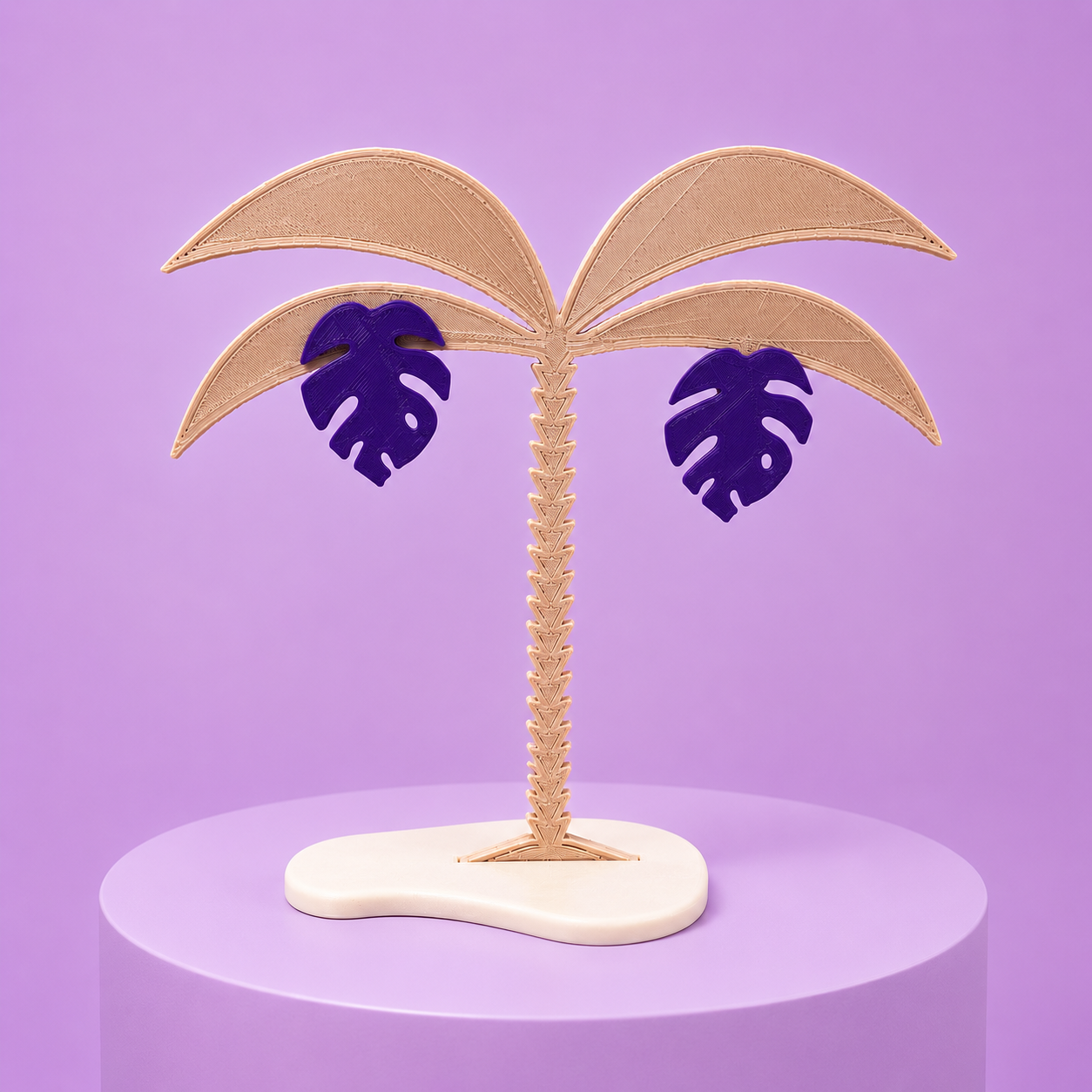 Pendientes Monstera